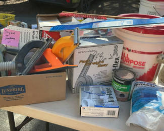 Lot 40: Assorted Drywall Tools and Materials