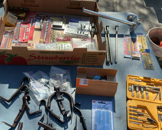 Lot 57: Random Drill Bits And Hardware