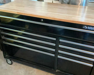 Lot 49: Husky Metal Tool Cabinet