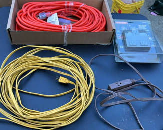 Lot 67: Outdoor Extension Cords, One New