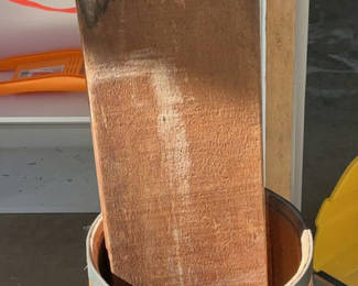 Lot 114: Vintage Cedar Planks And Barrel