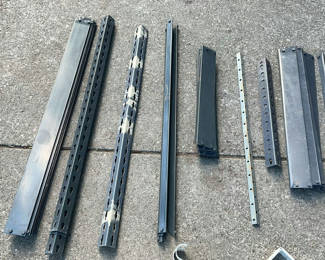 Lot 24: Metal Shelving Frames And Brackets