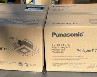 Lot 62: Two Panasonic Ventilator Fans New In Box