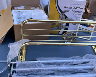 Lot 48: Bathroom Faucets, Towel Racks