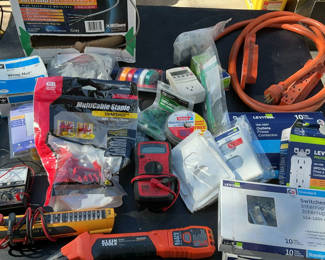 Lot 20: Electrical Supplies, Tools
