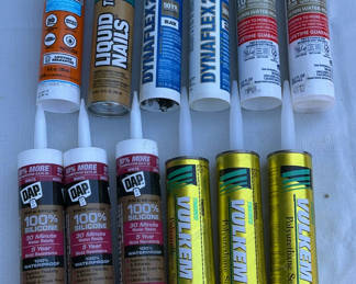 Lot 85: Various Caulking Gun Products And Guns