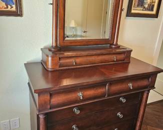 Empire Dresser and Mirror Combo.  