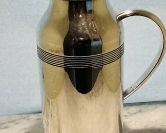 Christofle Art Deco Decantur / Pitcher, Silverplate.