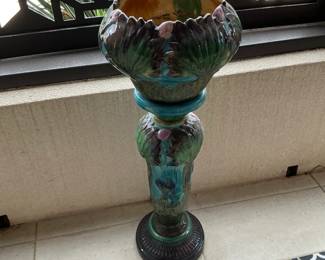 Majolica Jardinières (2) planters.