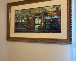 35”W x 22”H signed