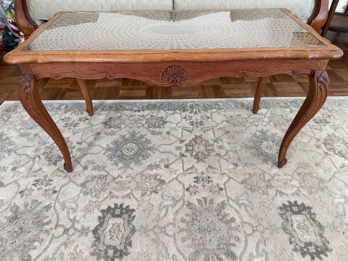 Louis XV French Oak coffee table
