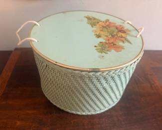 Vintage Sewing Basket 