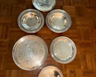 Silver plate trays