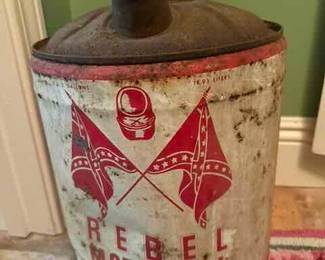 Rusty Rebel Motor Oil Can 