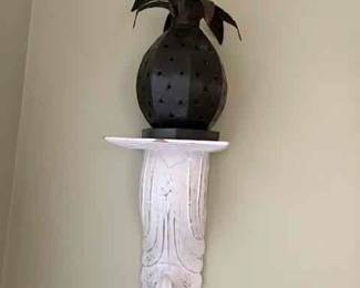 Sconce, Metal Pineapple