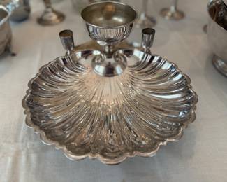 Silver plated Shell Dish