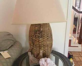 Wicker Lamp 