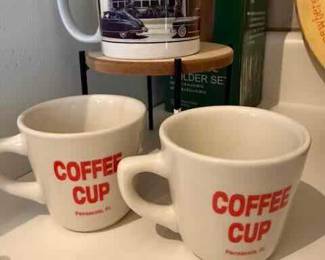 Cups from Pensacola's Coffee Cup Restaurant 