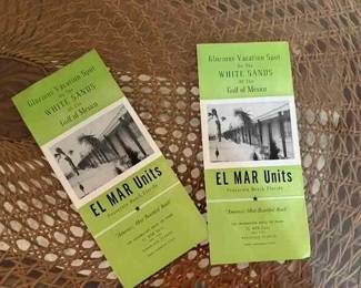 Vintage Pensacola Beach Brochures 