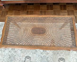 Top view. Louis XV French Oak coffee table