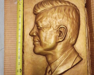 Lot 43: Plaster bust of JFK 