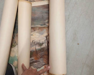 Lot 20: Vintage signed prints and poster 