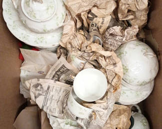 Lot 72: Mystery Antique china lot 