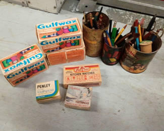 Lot 34: Antique junk drawer lot 