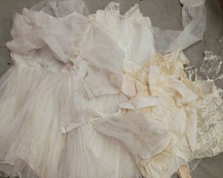 Lot 44: Vintage Communion dresses and Christening  outfits