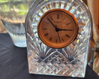 Waterford crystal clock