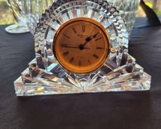 Waterford crystal clock