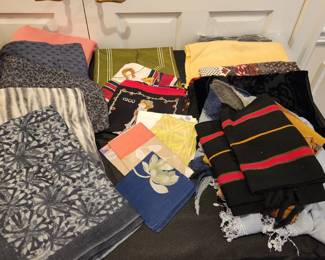 Silk & other scarves