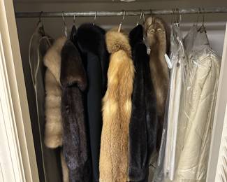 Vintage Fur Coats Fox Mink