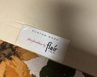 Vintage Custom Made Flair Inc Sofa Couch (Bernhardt Division)