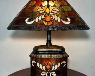 018 Brown Tone Rectangular Shade