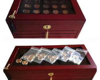 U.S. MINT Presidential Dollar Coins with Cases