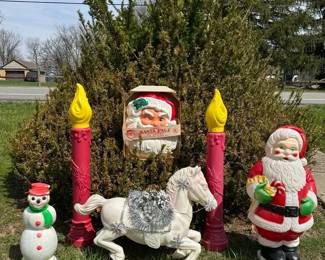 006 1960s Holiday Blow Molds