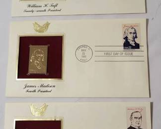 22Kt Gold Collectible Stamps