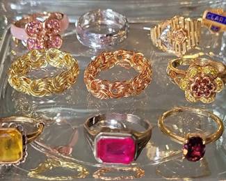 a10K Gold Ladies Rings Plus
