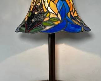 Blue Angel Flare Shade Lamp