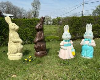 Vintage Bunny Blow Molds