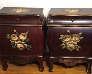 Twin Rose Side Tables