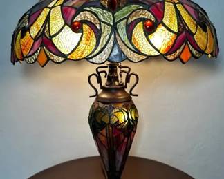 Amber Bowl Shade Double Light