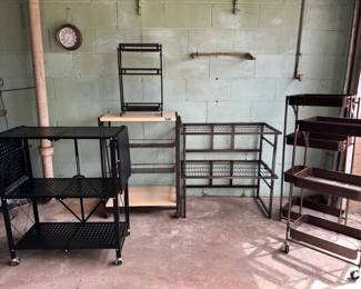 007 ORIGAMI Style Foldable Metal Storage Racks