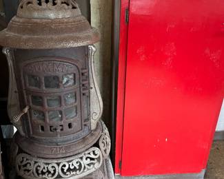 Summit cast iron parlor stove 