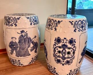 Chinoiserie Garden Stools