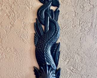 Cast Iron Mythical Dolphin