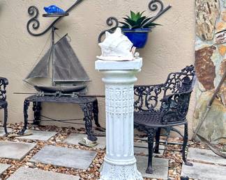 Heavy Ornate Pedestal