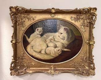 19th Century English School "The Proud Mother" possibly attrib. to Horatio Couldery noted verso