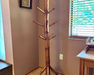 Bamboo Coat Tree